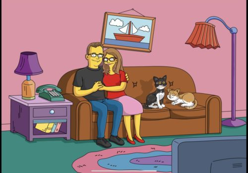Custom Simpsons Portrait photo review