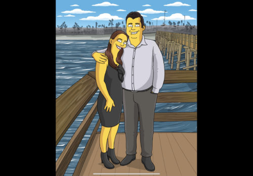 Custom Simpsons Portrait photo review
