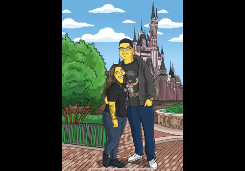 Custom Simpsons Portrait photo review