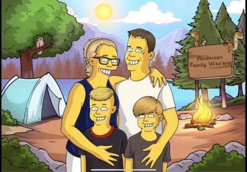 Custom Simpsons Portrait photo review