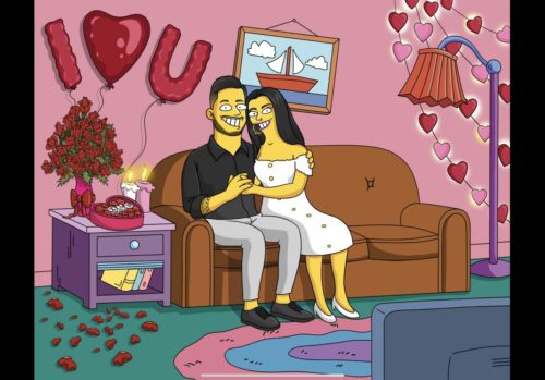 Custom Simpsons Portrait photo review