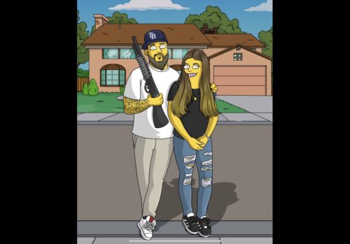 Custom Simpsons Portrait photo review