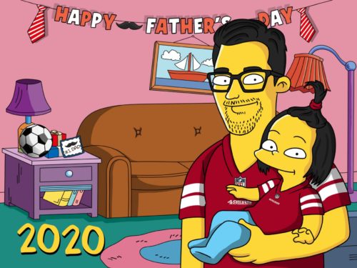 Custom Simpsons Portrait photo review