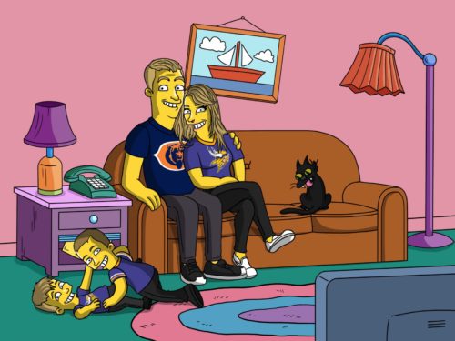 Custom Simpsons Portrait photo review