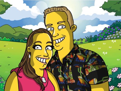 Custom Simpsons Portrait photo review