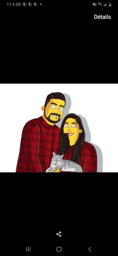 Custom Simpsons Portrait photo review