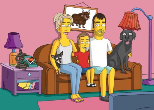 Custom Simpsons Portrait photo review