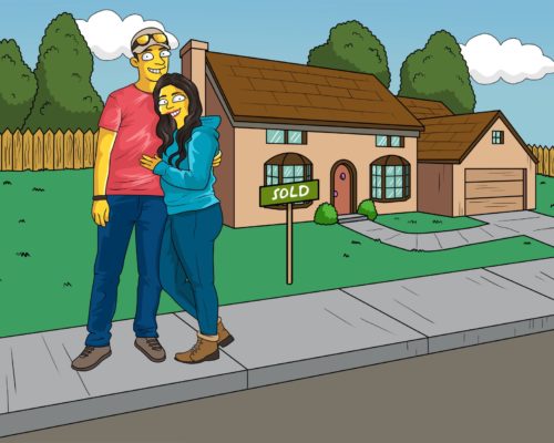 Custom Simpsons Portrait photo review