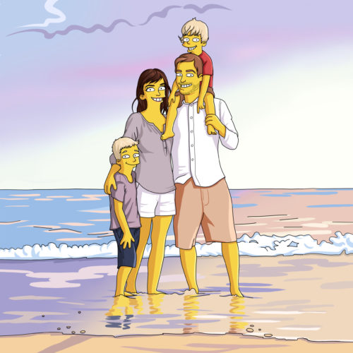 Custom Simpsons Portrait photo review