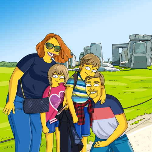 Custom Simpsons Portrait photo review