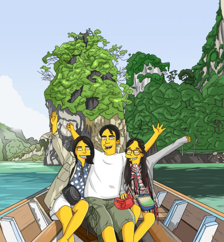 Custom Simpsons Portrait photo review