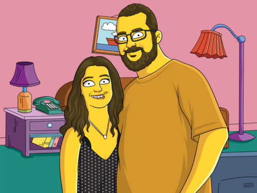 Custom Simpsons Portrait photo review