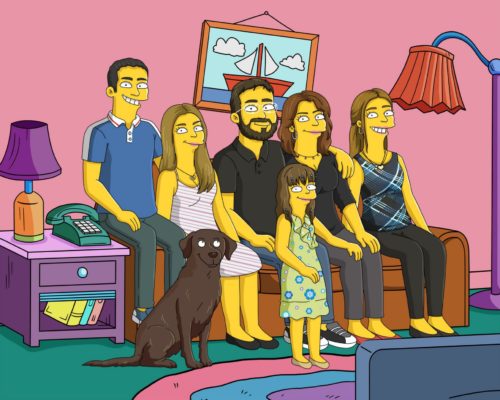 Custom Simpsons Portrait photo review