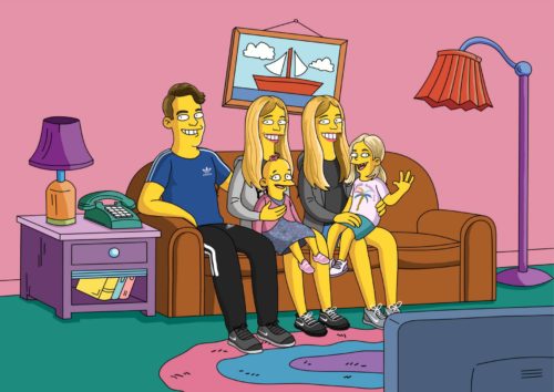 Custom Simpsons Portrait photo review