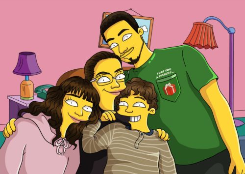 Custom Simpsons Portrait photo review