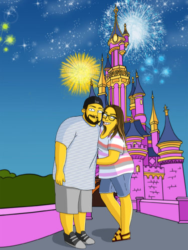 Custom Simpsons Portrait photo review