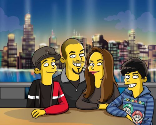 Custom Simpsons Portrait photo review