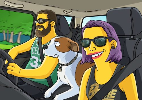 Custom Simpsons Portrait photo review