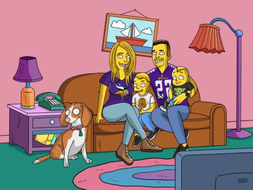 Custom Simpsons Portrait photo review