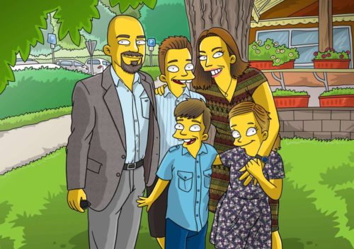 Custom Simpsons Portrait photo review